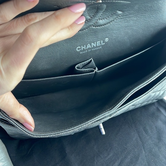 Chanel Classic Metallic Grey - Picture 8 of 13